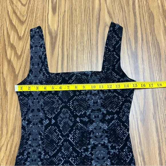 NEW Leith Square Neck Tank in Snake Print - Picture 6 of 9